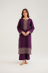 2 Piece Cotton Karandi Embroidered Suit (CP0302)